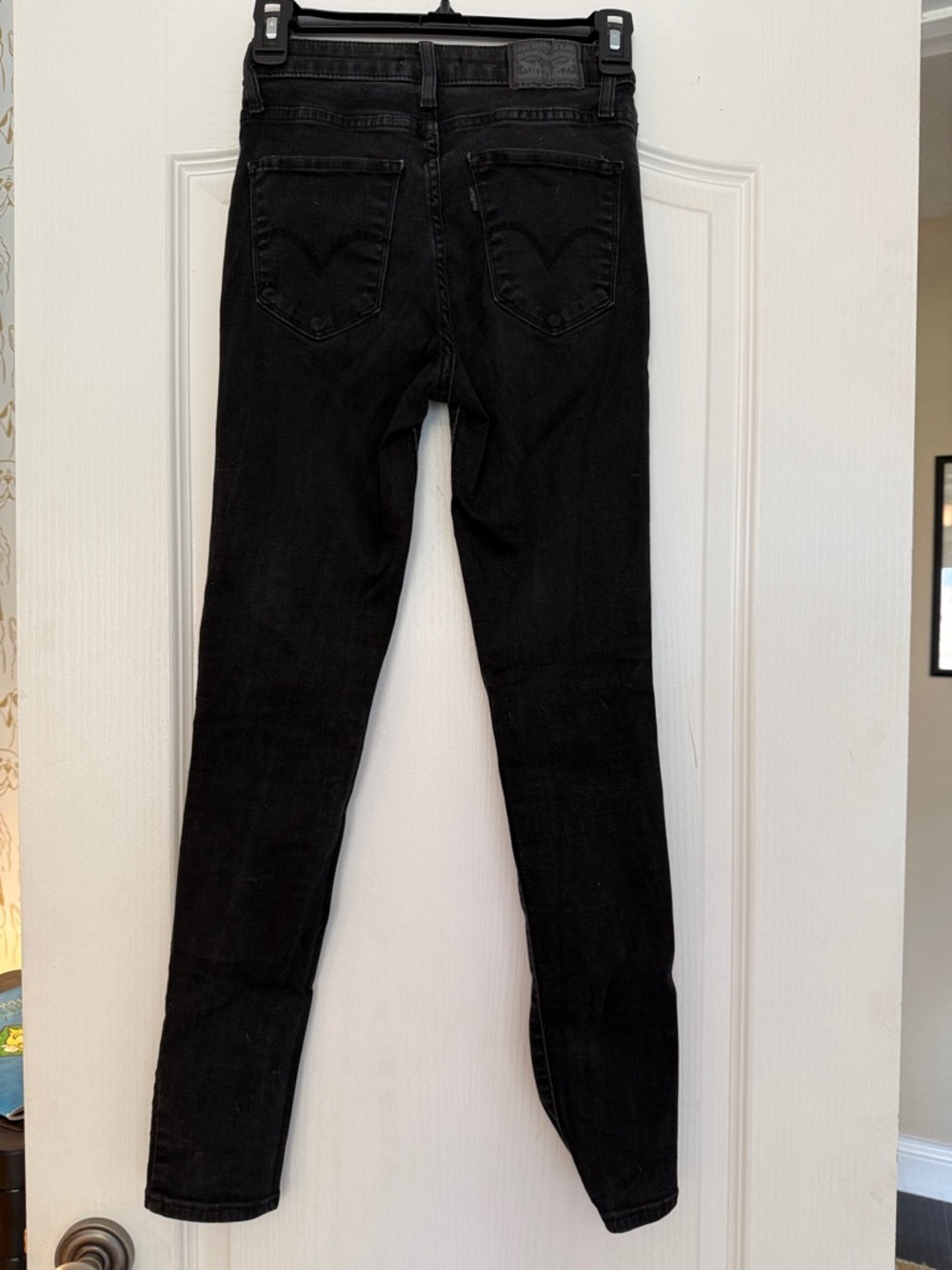 Levi's Black Skinny Jeans for Women - Picture 3 of 4
